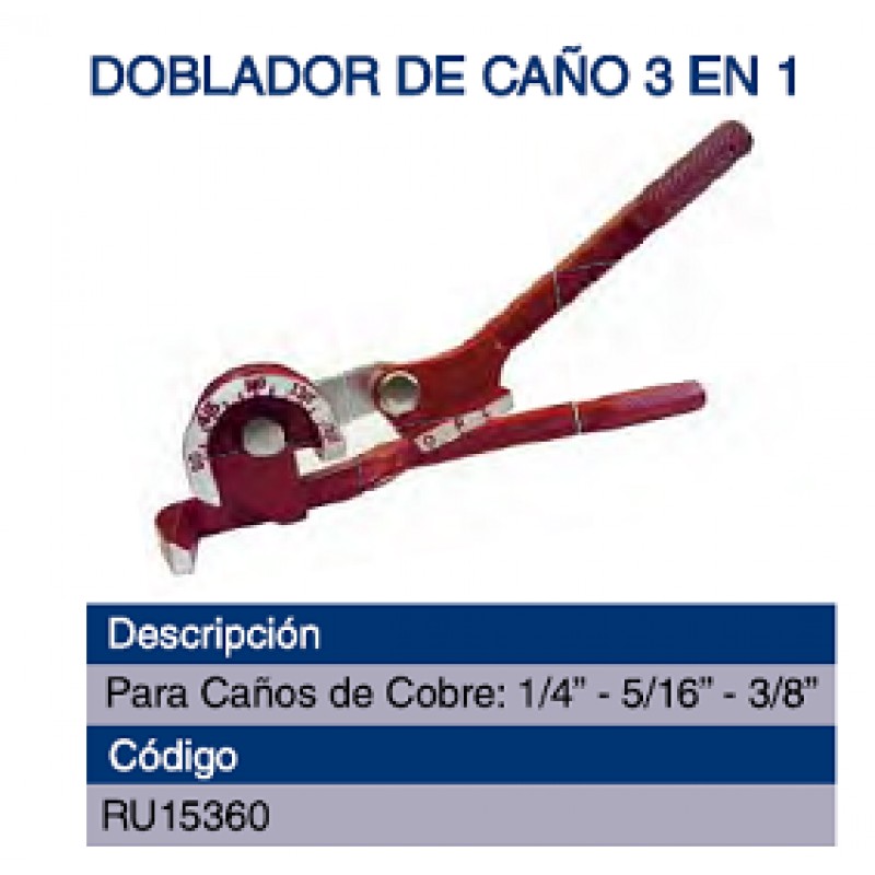 DOBLADORA CAÑO COBRE 1/4-5/16-3/8