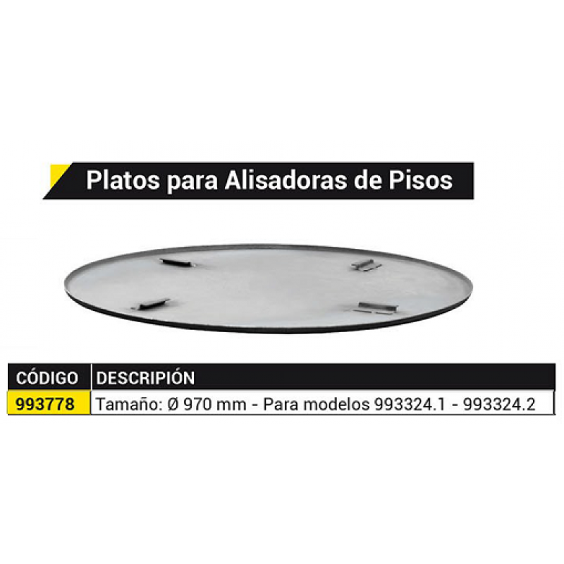 CONST.ALISADOR-DISCO 36"