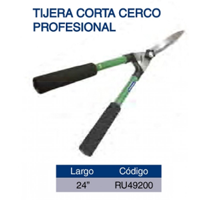 TIJERA CORTACERCO 12"M/GOMA