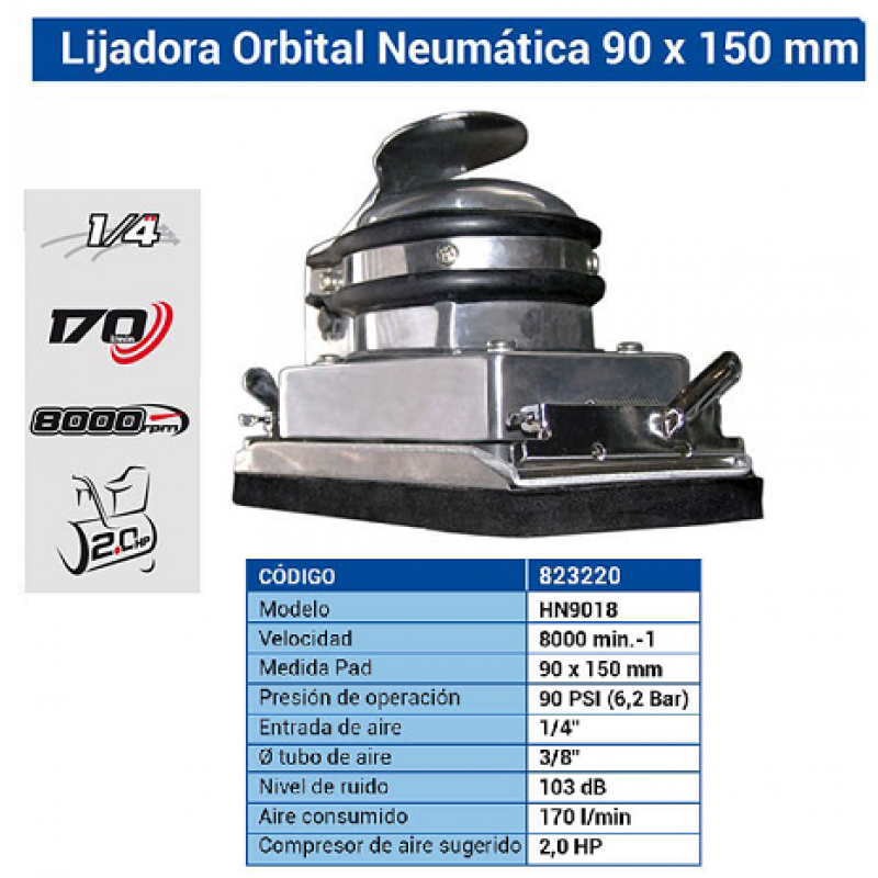 NEUMATICO LIJADORA ORBITAL    -