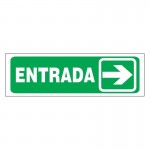 CARTEL ENTRADA DERECHA 14X41