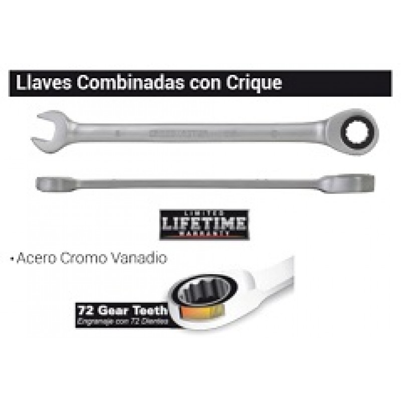 LLAVE COMBINADA 10MM C/CRIQUE