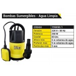 BOMBA SUMERGIBLE 250W.*83L/M* -