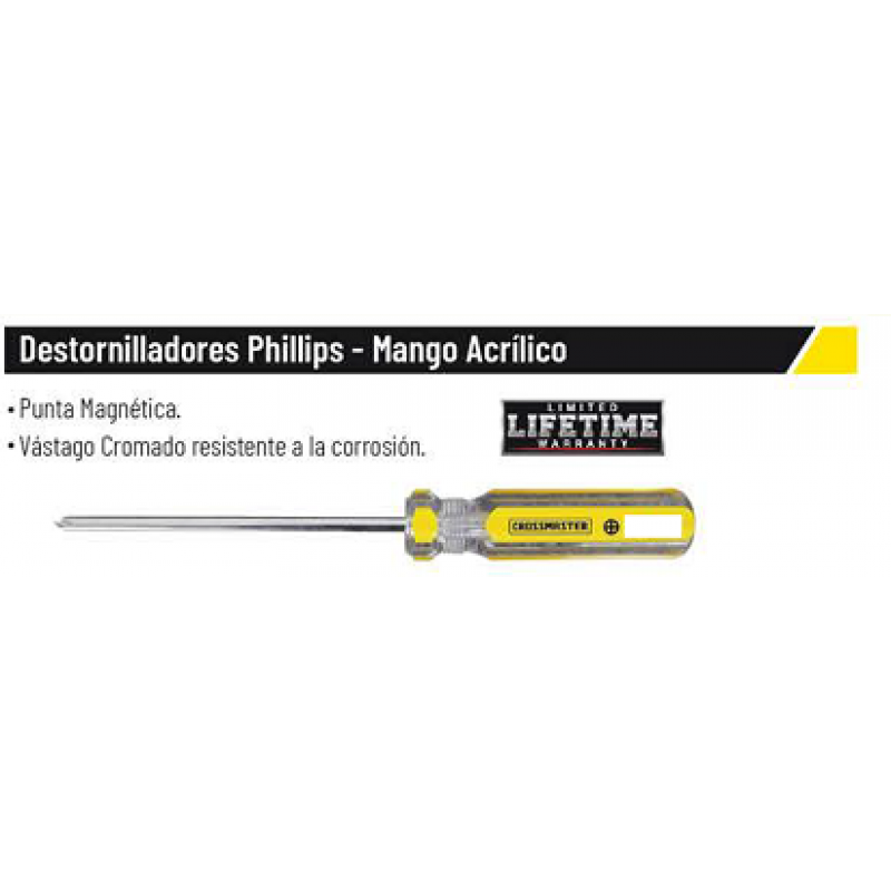 DESTORNILLADOR PHILLIPS 6X100