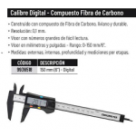 CALIBRE DIGITAL 150MM.FIBRA CARBONO