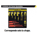 CHAPA P/EXH-MUESTRARIO LLAVES AJUSTABLES