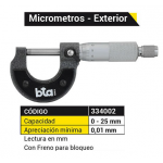 MICROMETRO 0-25MM.