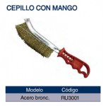 CEPILLO BRONCE MANGO PLASTICO