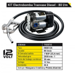 ELECTROBOMBA TRASVASE DIESEL KIT 80L/M - 12VTS