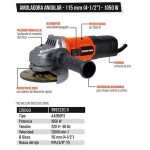 AMOLADORA ANGULAR 4½"1050W.