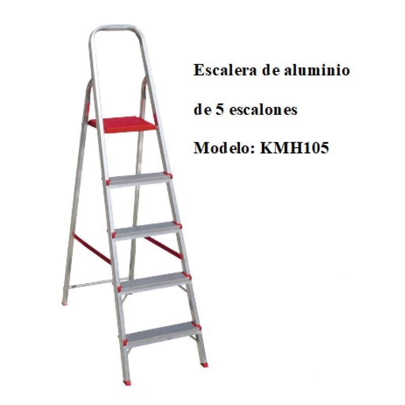 ESCALERA ALUM.FAMIL.5 SIMPLE 107CM.