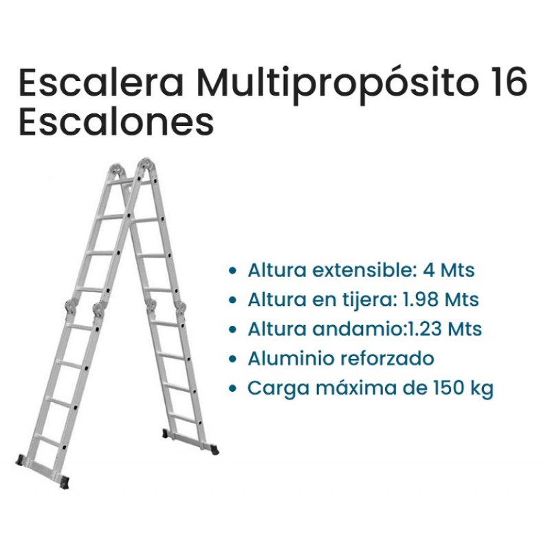 ESCALERA ALUM.ARTIC.16E.4,70M.