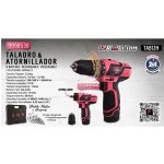 TALADRO BAT(C)12V.2VE.10MM. ATORNILLADOR PINK