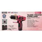 TALADRO BAT(C)12V.2VE.C/P 10MM. M/AUT.PINK