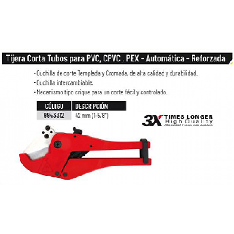 CORTACAÑO P/PVC AUTOMATICA