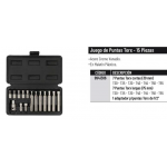 JUEGO PUNTAS TORX 15 PZS.