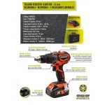 TALADRO BAT(I)18V.13MM.LITIO BRUSHLESS