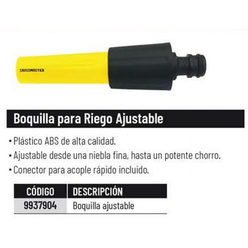 RIEGO BOQUILLA AJUSTABLE