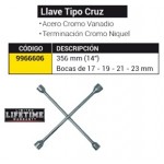 LLAVE CRUZ CROMADA 356MM.